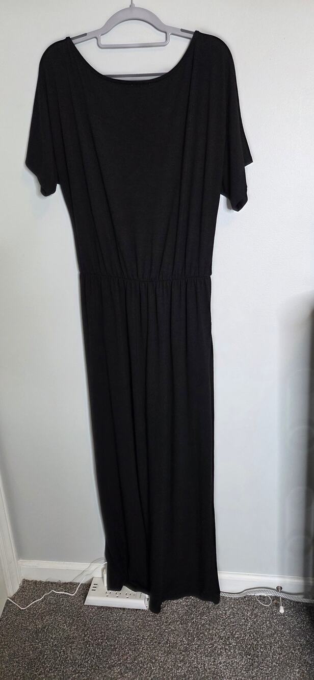 Womens Maurices Black Maxi Size M